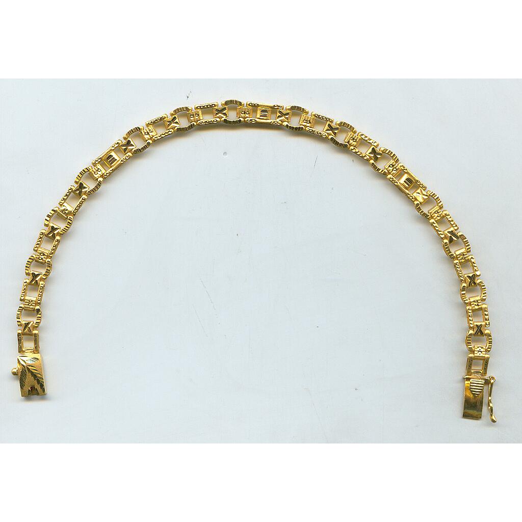 GOLD BRACELET GENTS PLAIN GENERAL