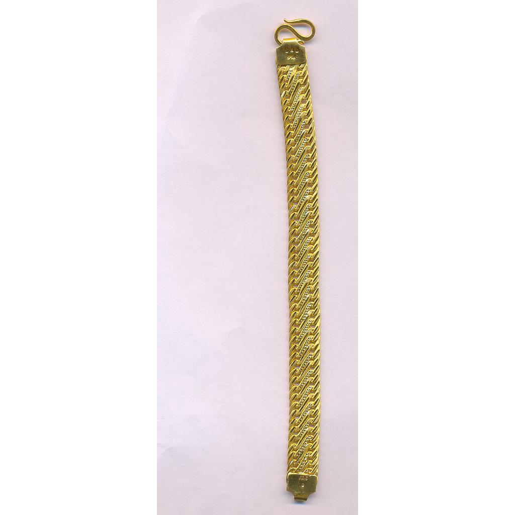 GOLD BRACELET GENTS PLAIN GENERAL
