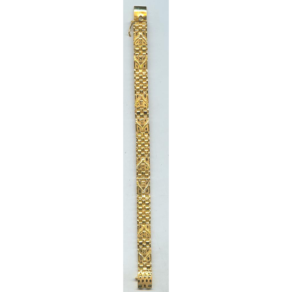 GOLD BRACELET GENTS PLAIN GENERAL