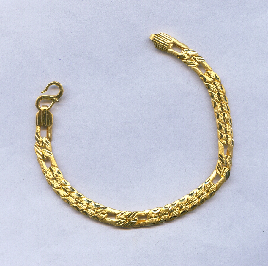 GOLD BRACELET GENTS PLAIN GENERAL