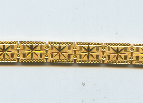 GOLD BRACELET GENTS PLAIN GENERAL