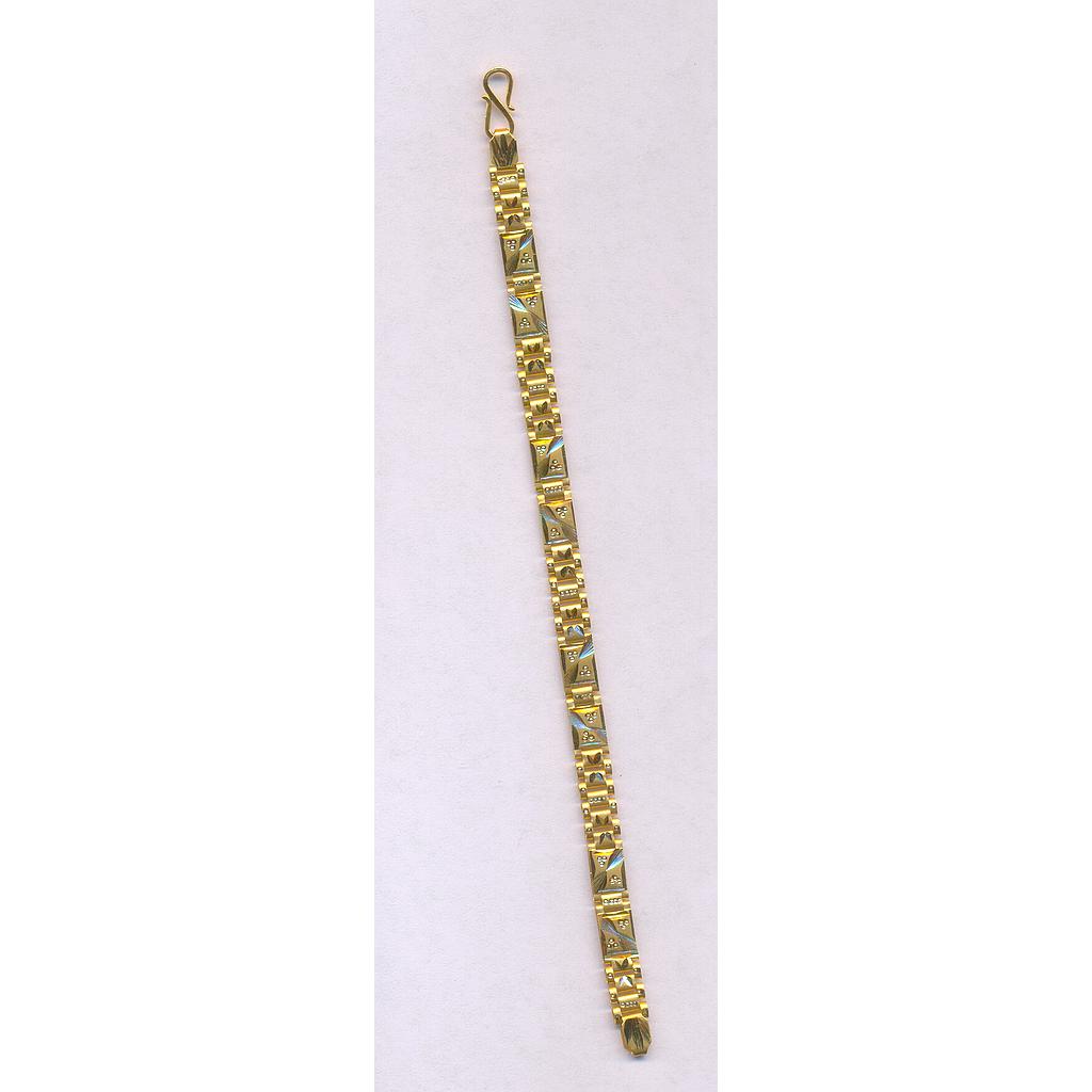 GOLD BRACELET GENTS PLAIN GENERAL