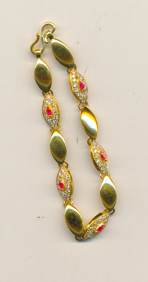 GOLD BRACELET LADIES PLAIN EXCLUSIVE