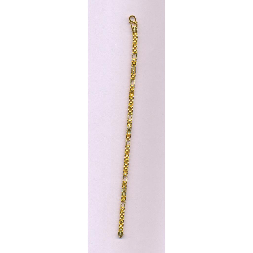 GOLD BRACELET LADIES PLAIN FANCY