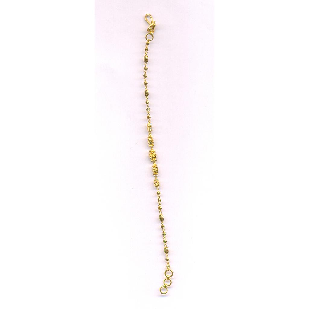 GOLD BRACELET LADIES PLAIN FANCY