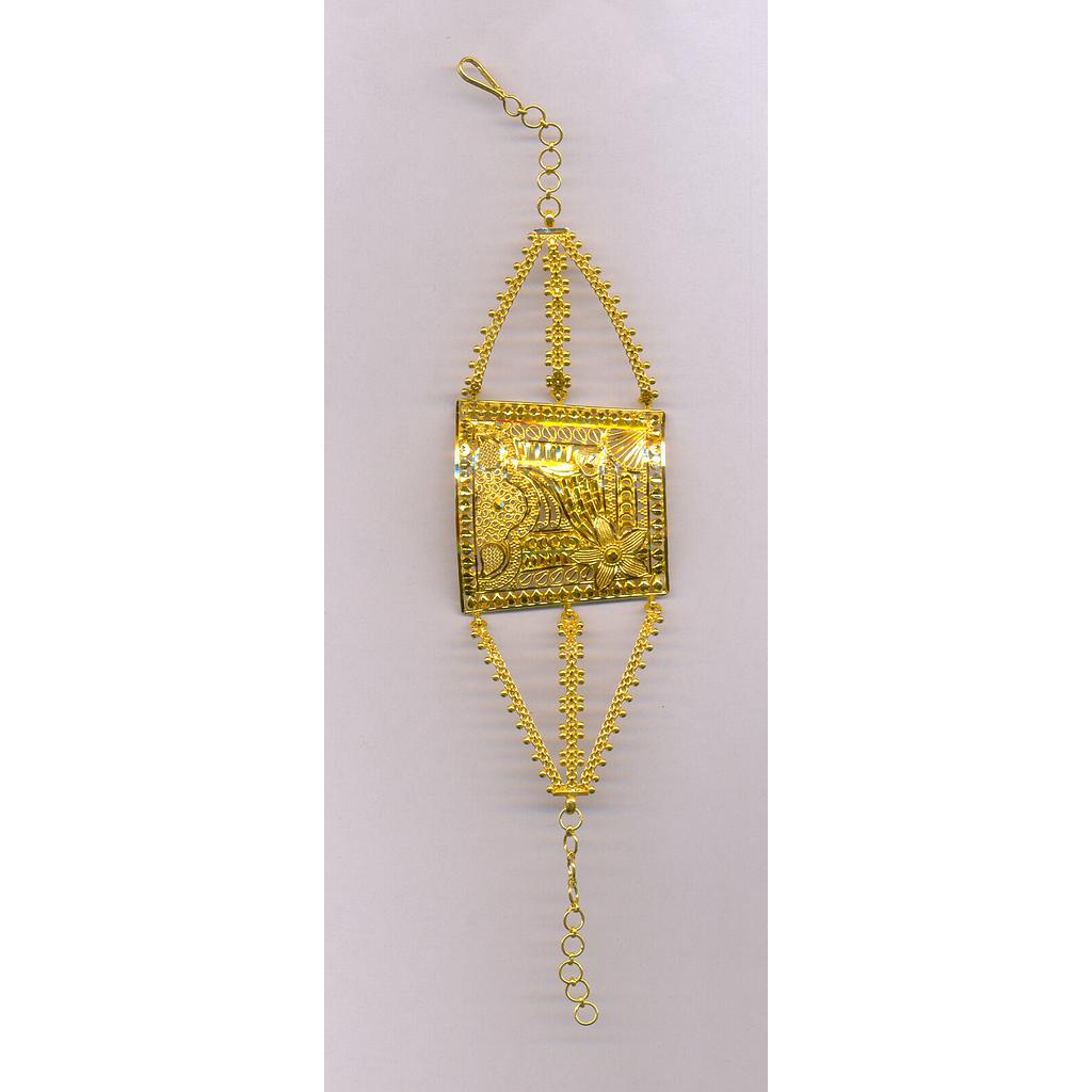 GOLD BRACELET LADIES PLAIN FANCY