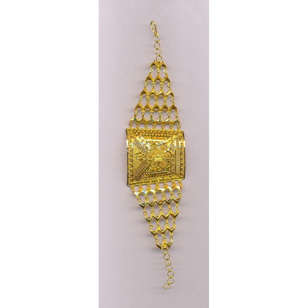 GOLD BRACELET LADIES PLAIN FANCY