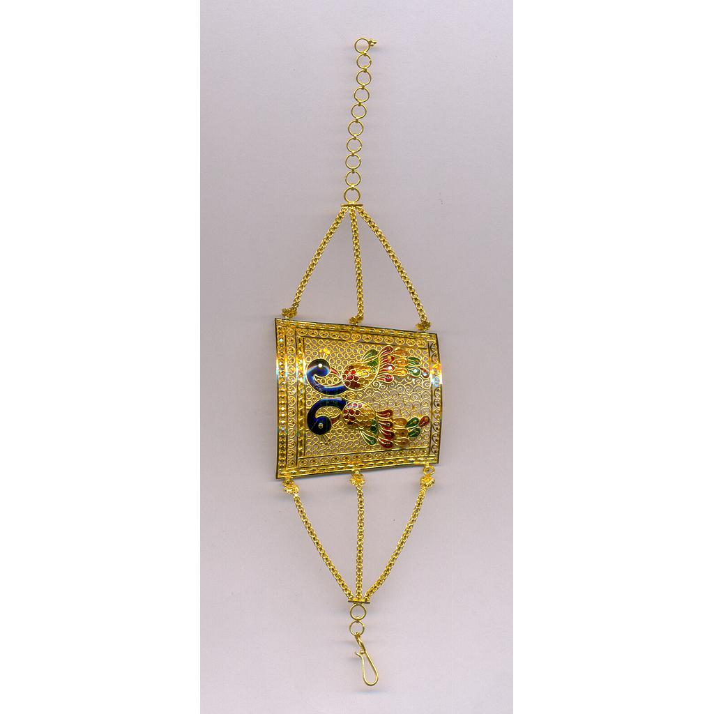 GOLD BRACELET LADIES PLAIN FANCY