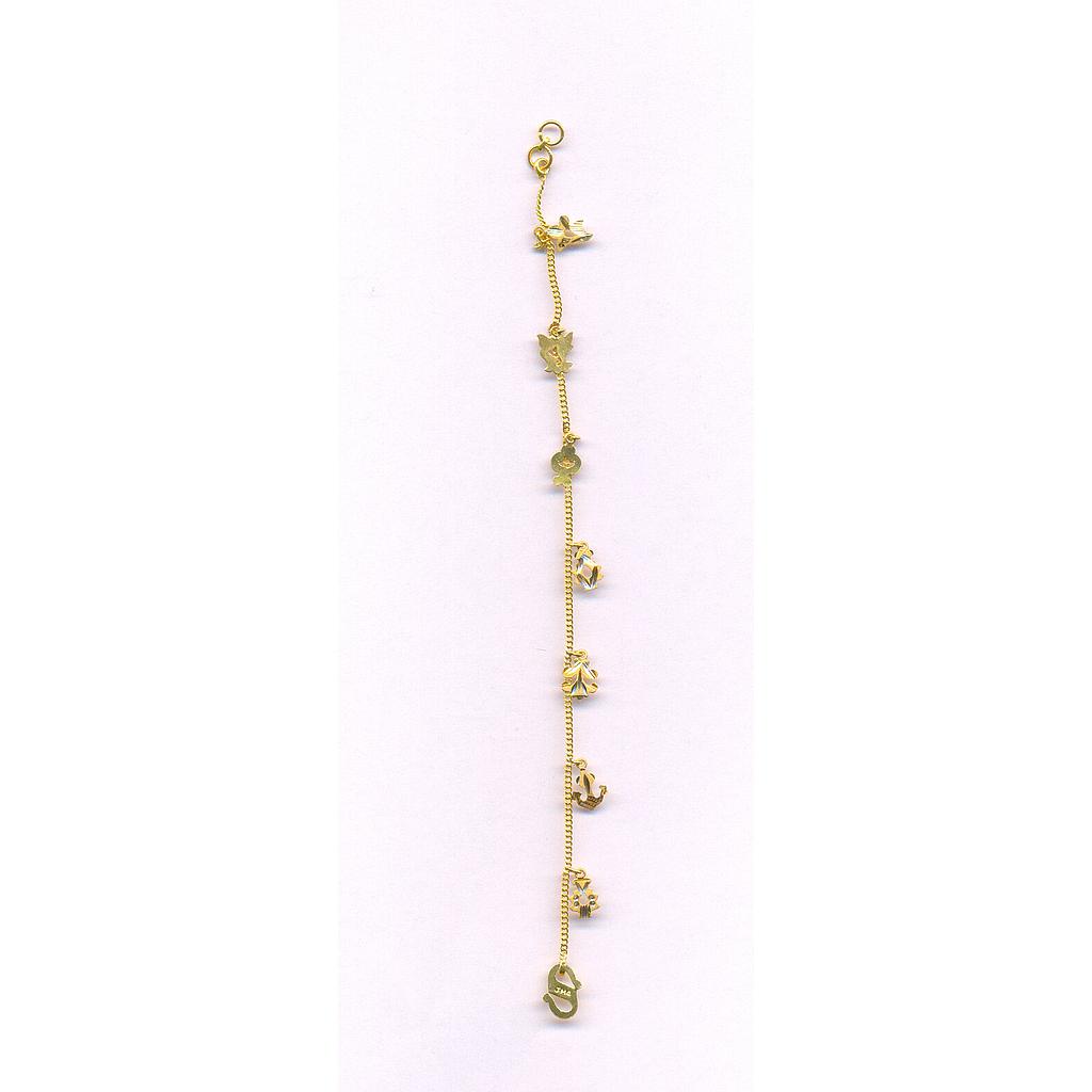 GOLD BRACELET LADIES PLAIN FANCY