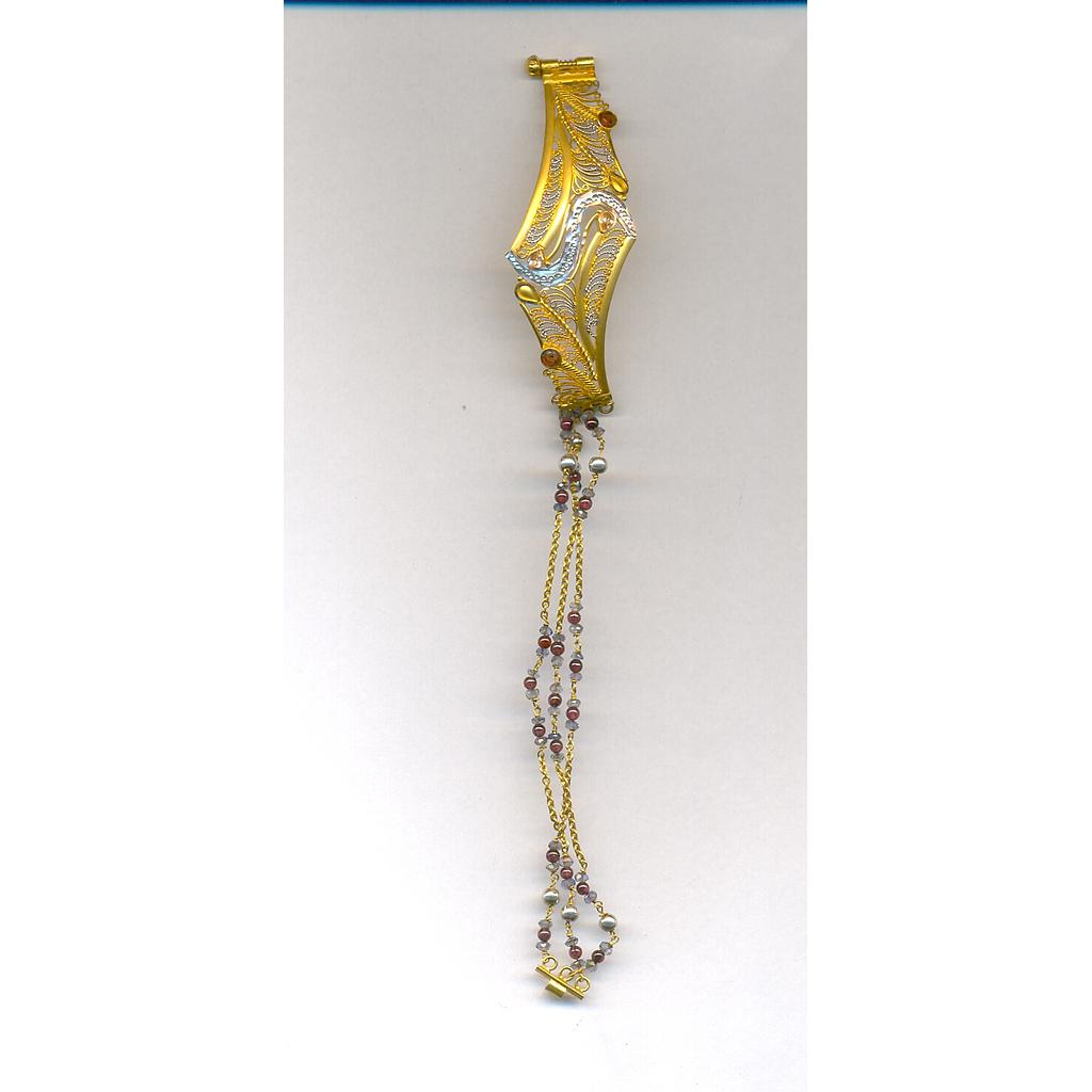 GOLD BRACELET LADIES PLAIN FANCY