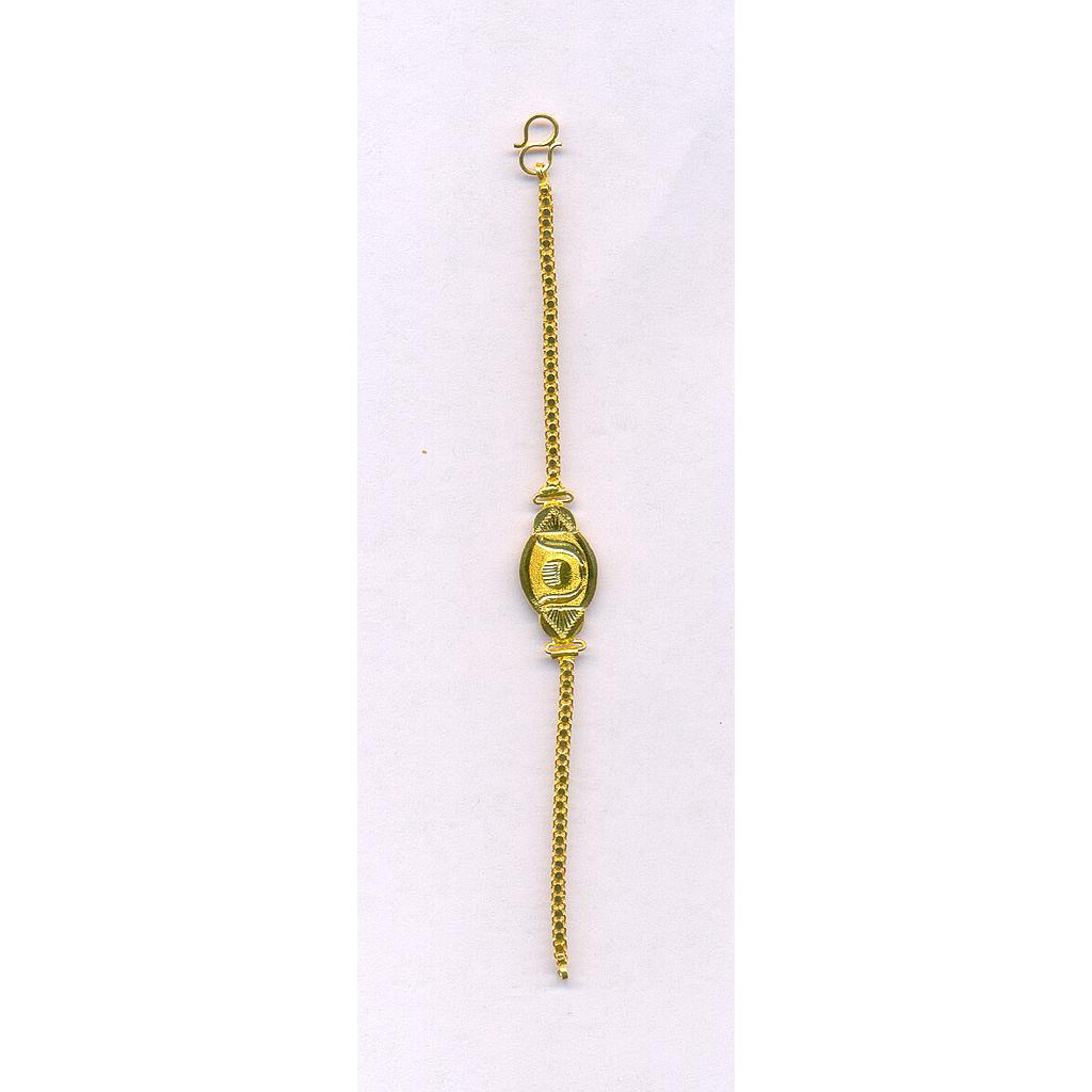 GOLD BRACELET LADIES PLAIN FANCY