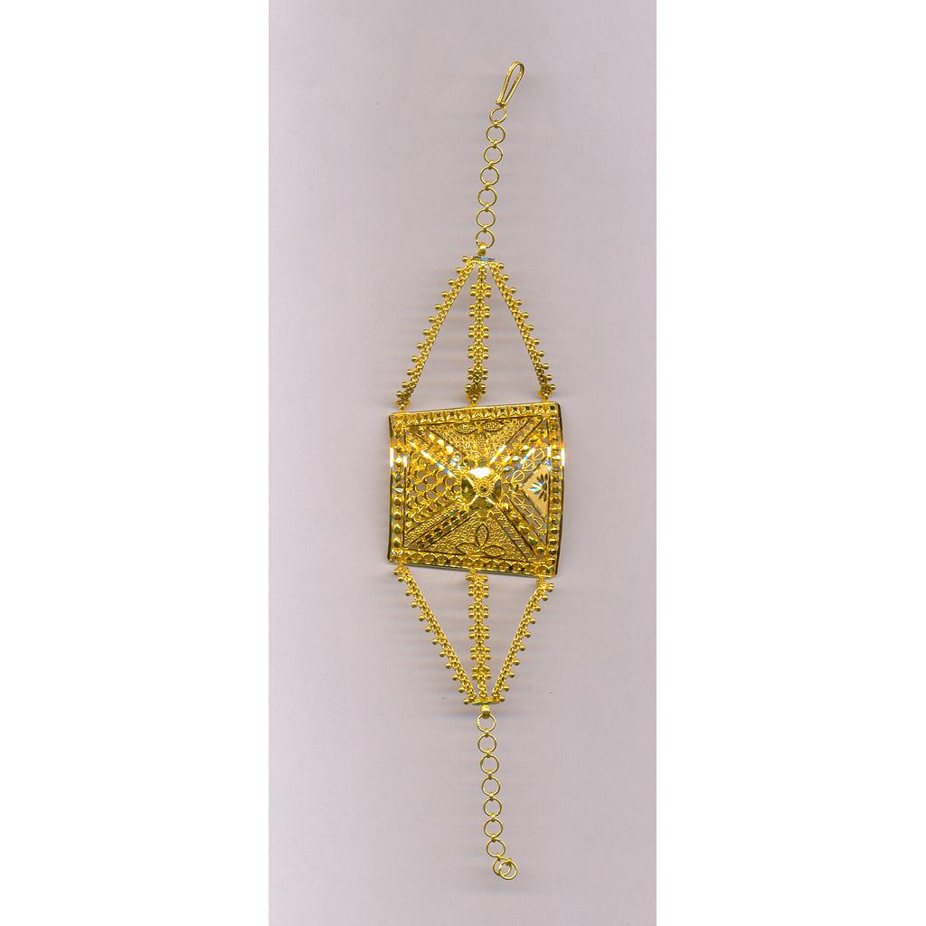 GOLD BRACELET LADIES PLAIN FANCY