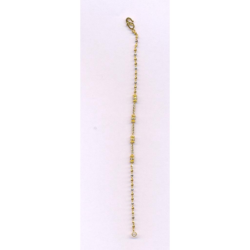 GOLD BRACELET LADIES PLAIN FANCY