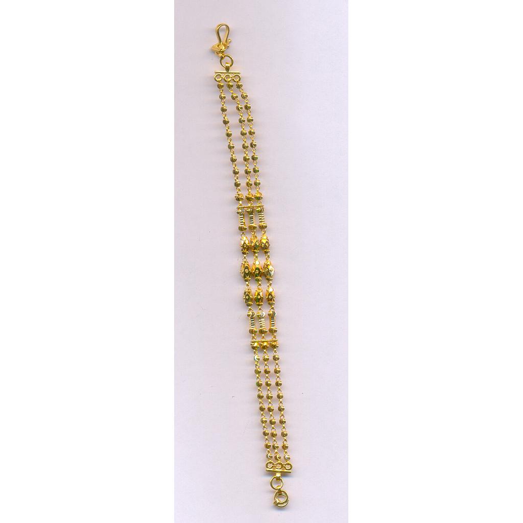 GOLD BRACELET LADIES PLAIN FANCY