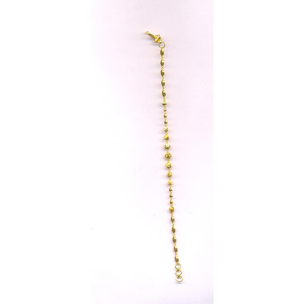 GOLD BRACELET LADIES PLAIN FANCY