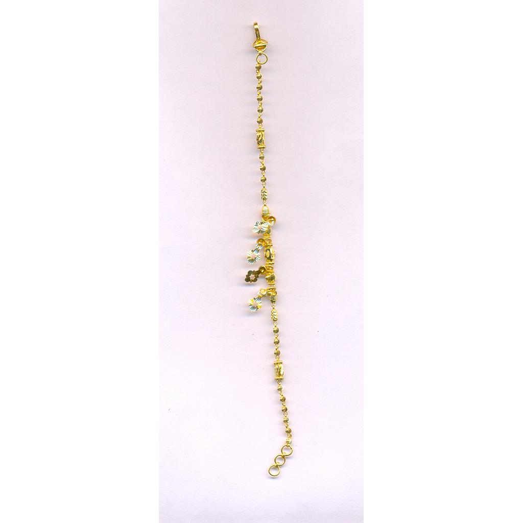 GOLD BRACELET LADIES PLAIN FANCY