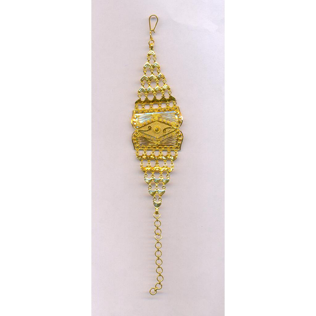 GOLD BRACELET LADIES PLAIN FANCY