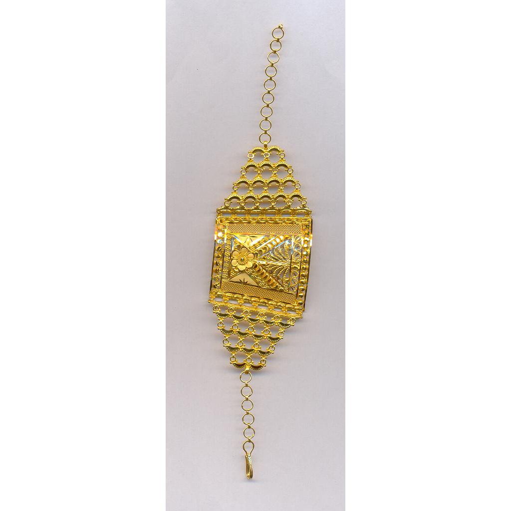 GOLD BRACELET LADIES PLAIN FANCY
