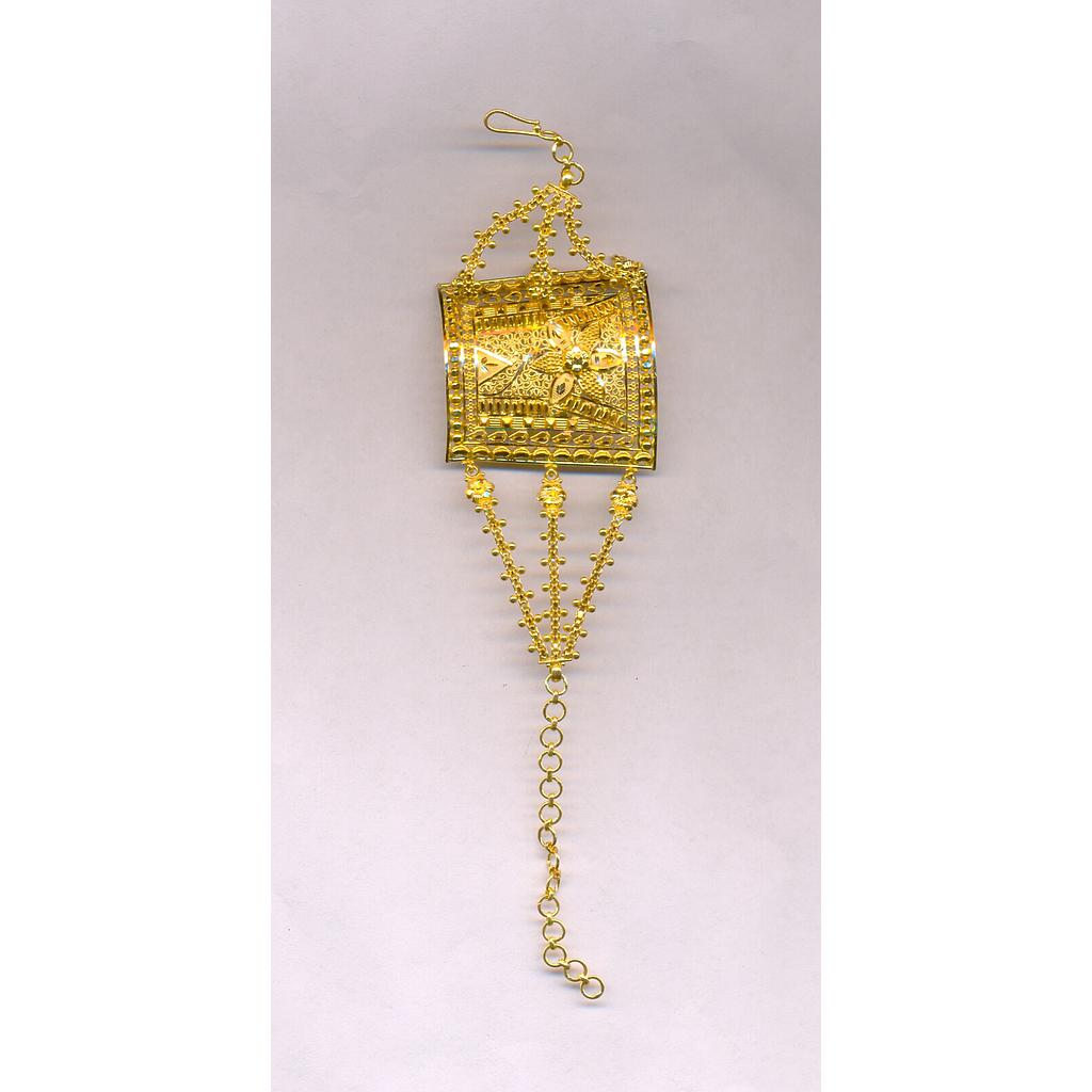 GOLD BRACELET LADIES PLAIN FANCY