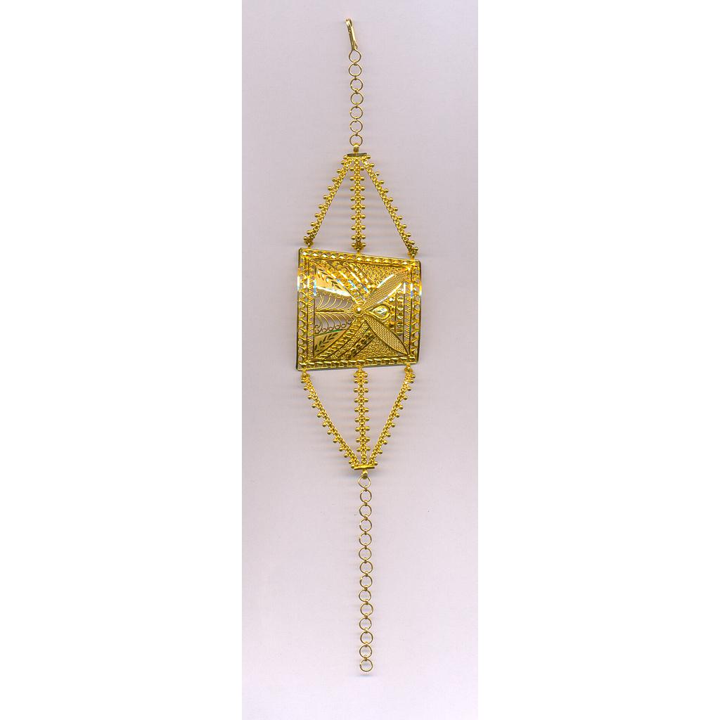 GOLD BRACELET LADIES PLAIN FANCY