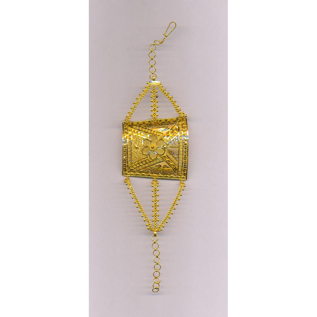 GOLD BRACELET LADIES PLAIN FANCY