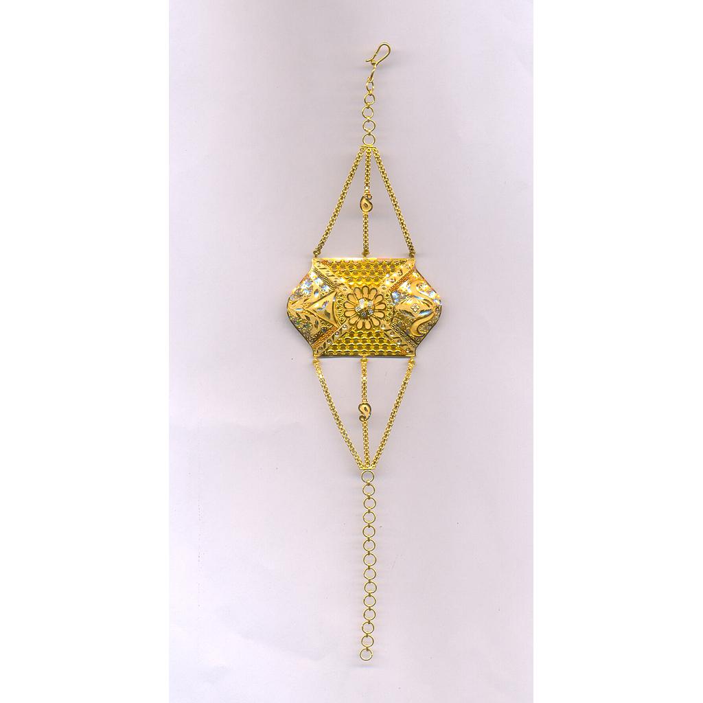 GOLD BRACELET LADIES PLAIN FANCY