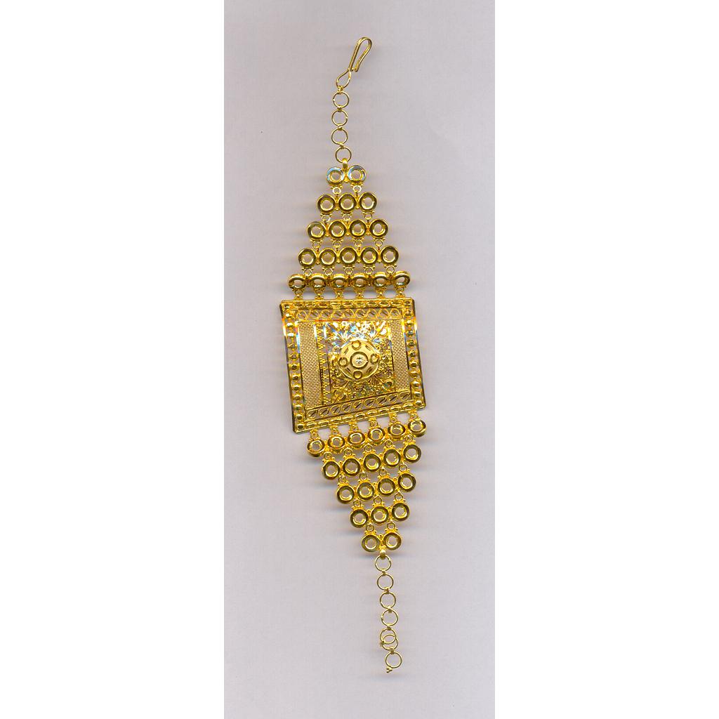 GOLD BRACELET LADIES PLAIN FANCY