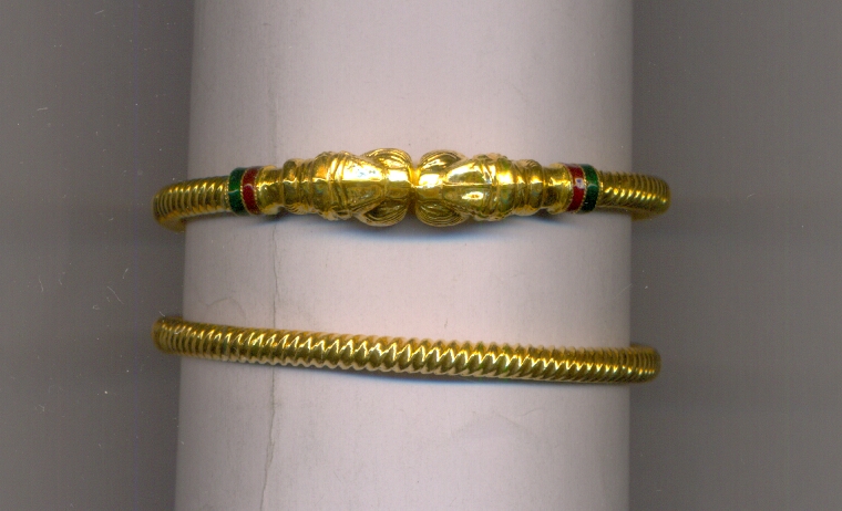 GOLD BANGLE BRONZE FANCY