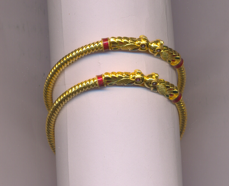 GOLD BANGLE BRONZE FANCY