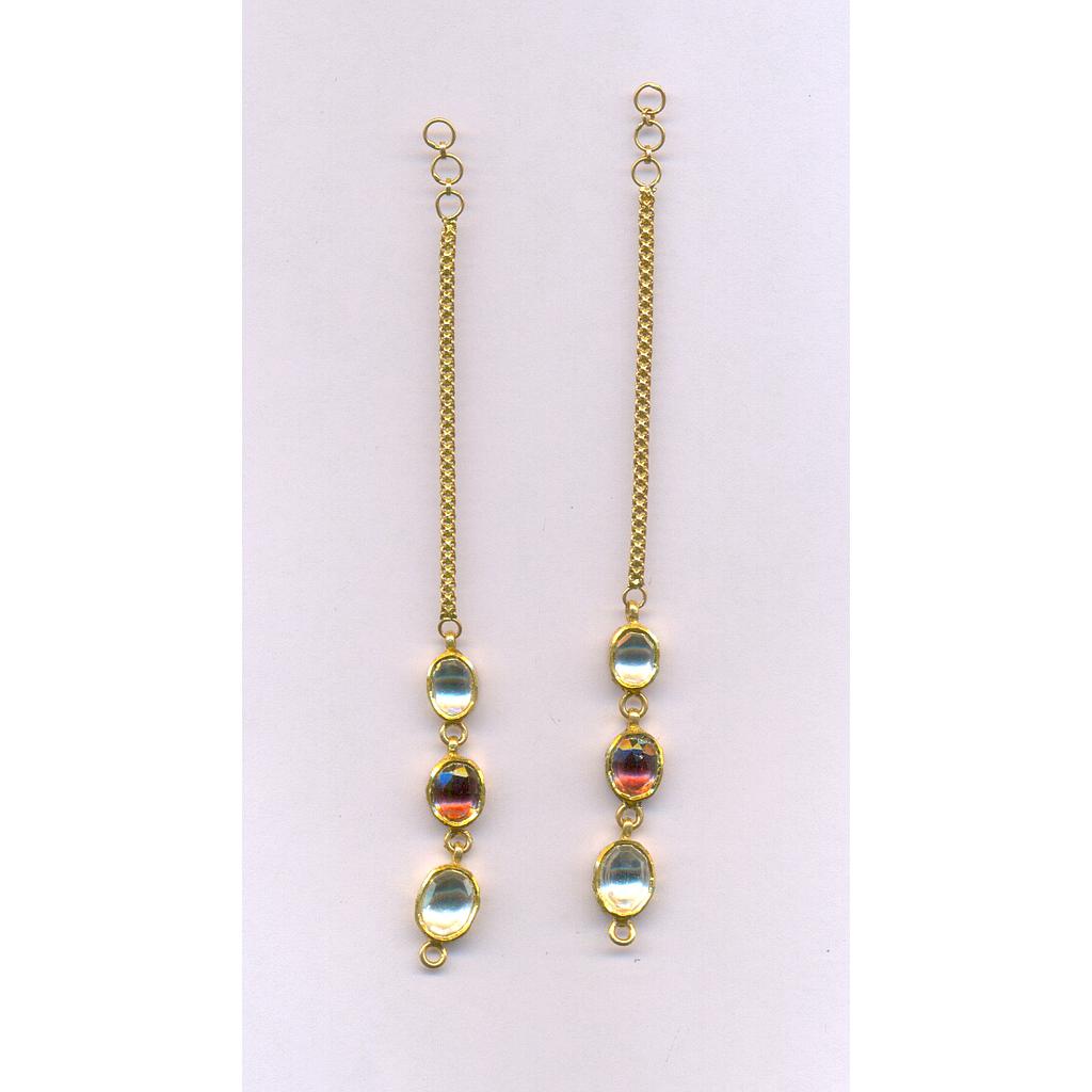 GOLD EARCHAIN ANTIQUE EXCLUSIVE