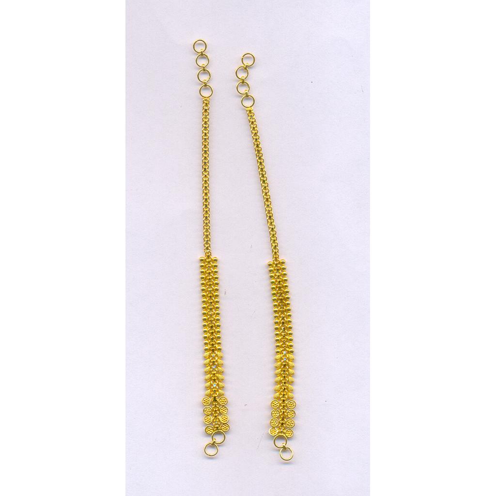 GOLD EARCHAIN FANCY