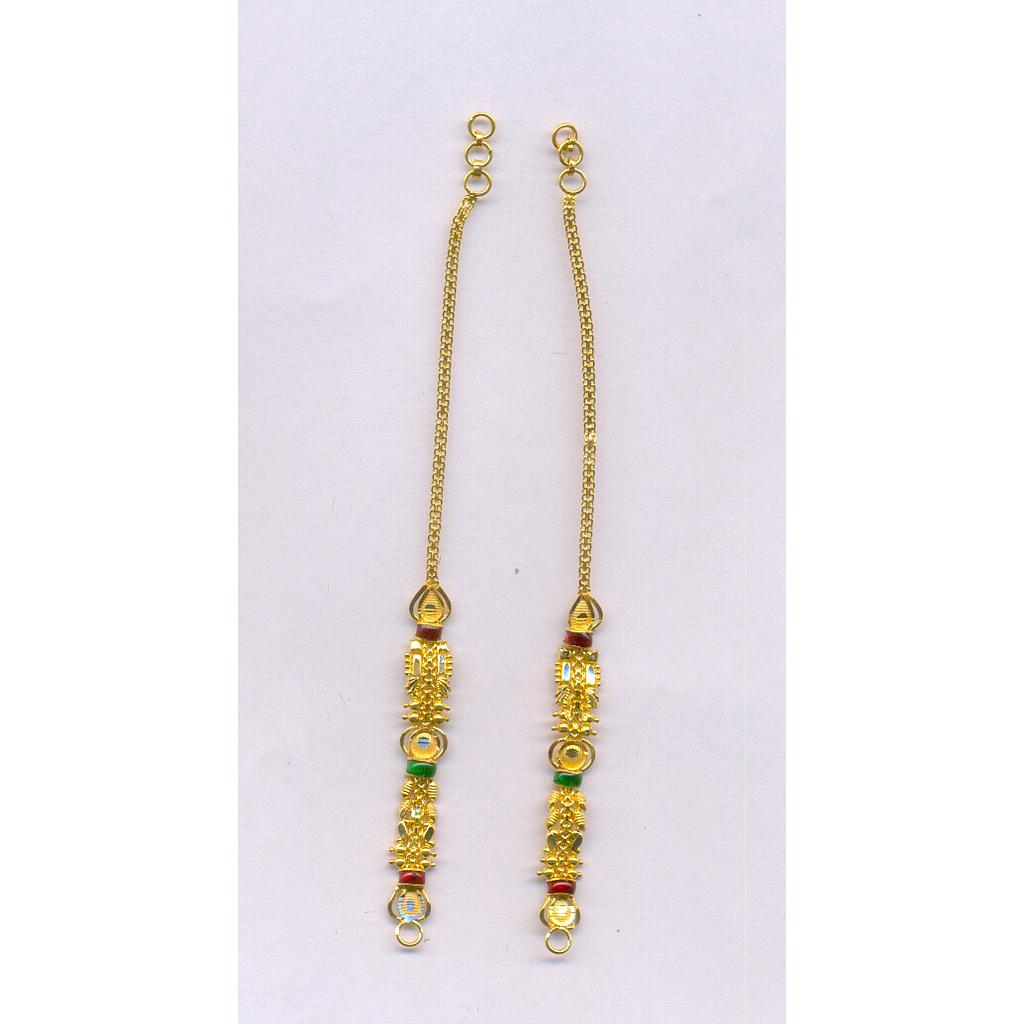 GOLD EARCHAIN FANCY