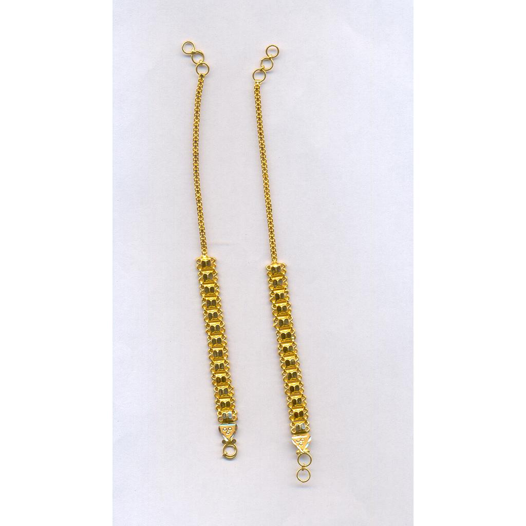 GOLD EARCHAIN FANCY