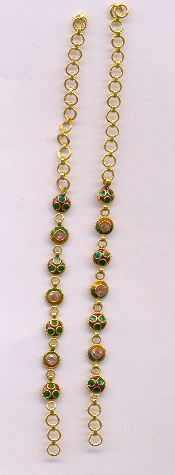 GOLD EARCHAIN FANCY