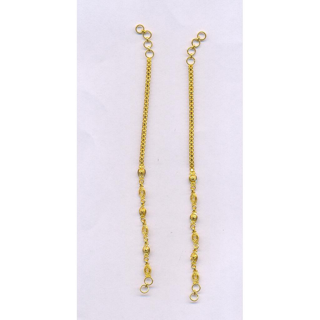 GOLD EARCHAIN FANCY