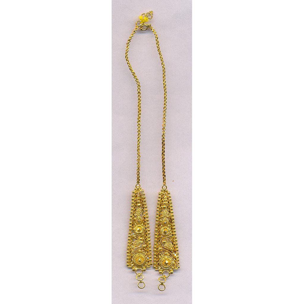 GOLD EARCHAIN PLAIN GENERAL