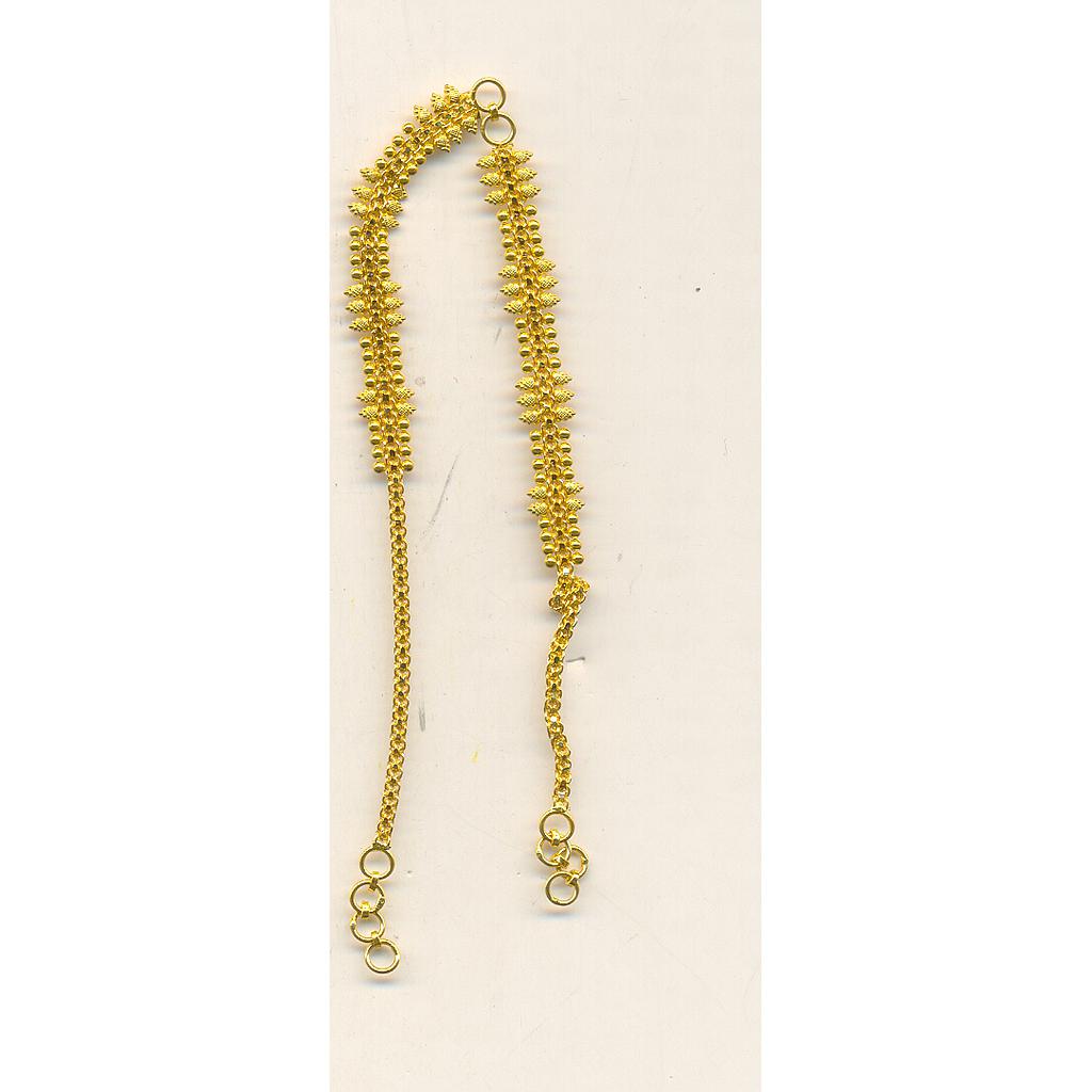 GOLD EARCHAIN PLAIN GENERAL