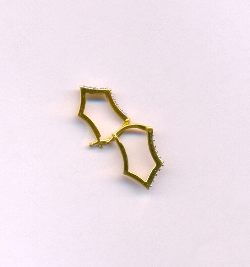 GOLD EARRING CASTING EXCLUSIVE