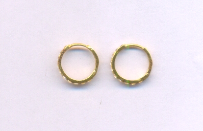 GOLD EARRING CASTING EXCLUSIVE