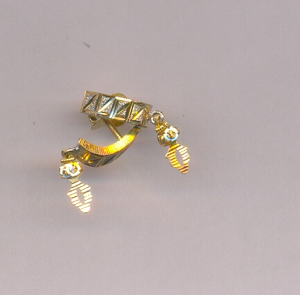 GOLD EARRING CASTING FANCY