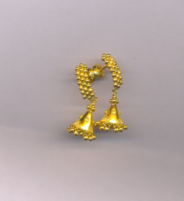 GOLD EARRING CASTING FANCY