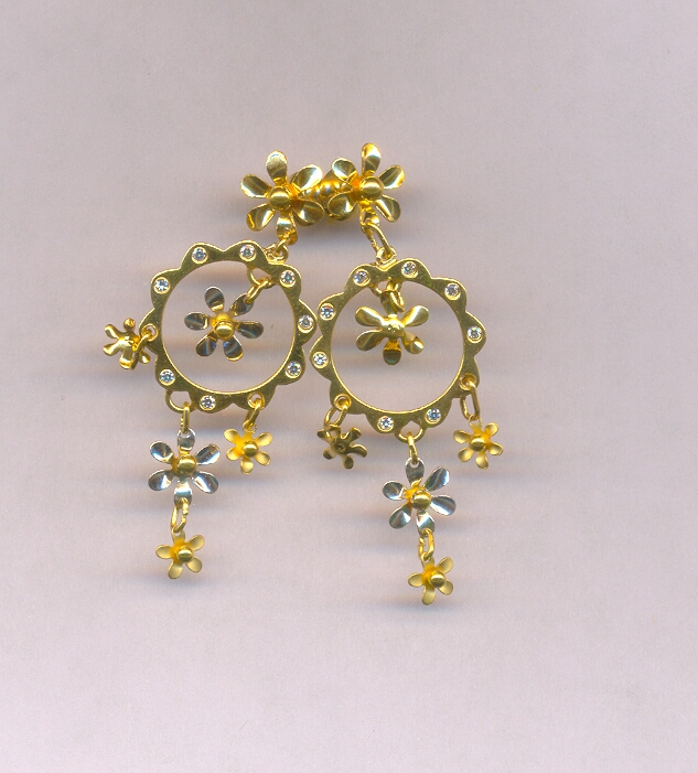 GOLD EARRING CASTING FANCY