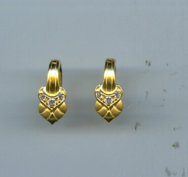 GOLD EARRING DESIGNER EXCLUSIVE