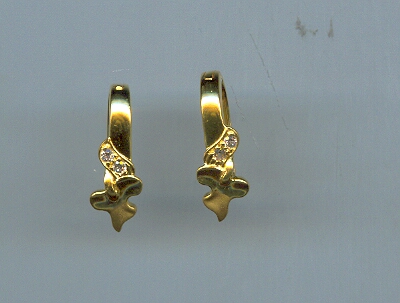 GOLD EARRING DESIGNER EXCLUSIVE