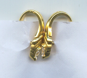 GOLD EARRING DESIGNER EXCLUSIVE