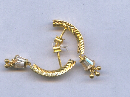 GOLD EARRING DESIGNER GENERAL