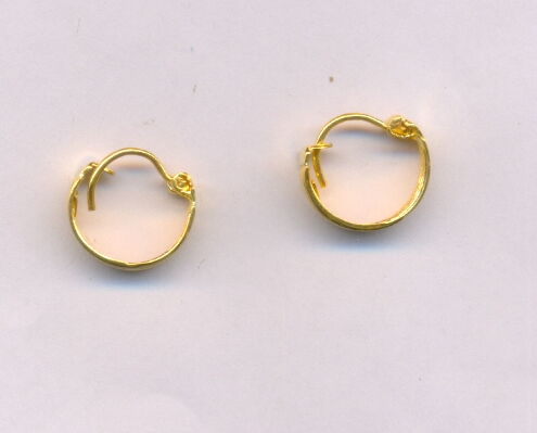 GOLD EARRING PLAIN EXCLUSIVE