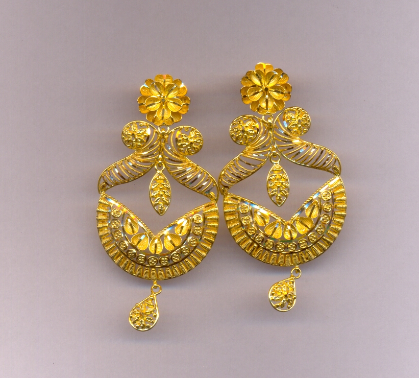 GOLD EARRING PLAIN EXCLUSIVE