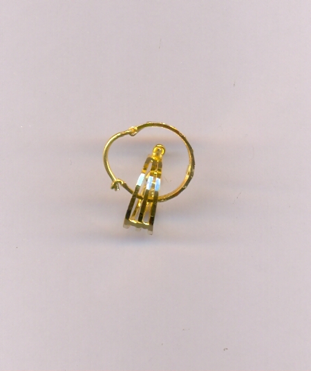 GOLD EARRING PLAIN EXCLUSIVE