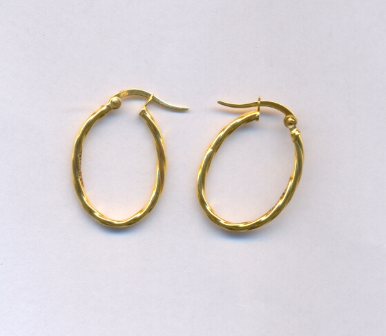 GOLD EARRING PLAIN EXCLUSIVE